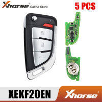 AHlmsm Xhorse XEKF20EN Super Remote มีดประเภท4ปุ่มพร้อม Super Chip 5ชิ้น/ล็อต