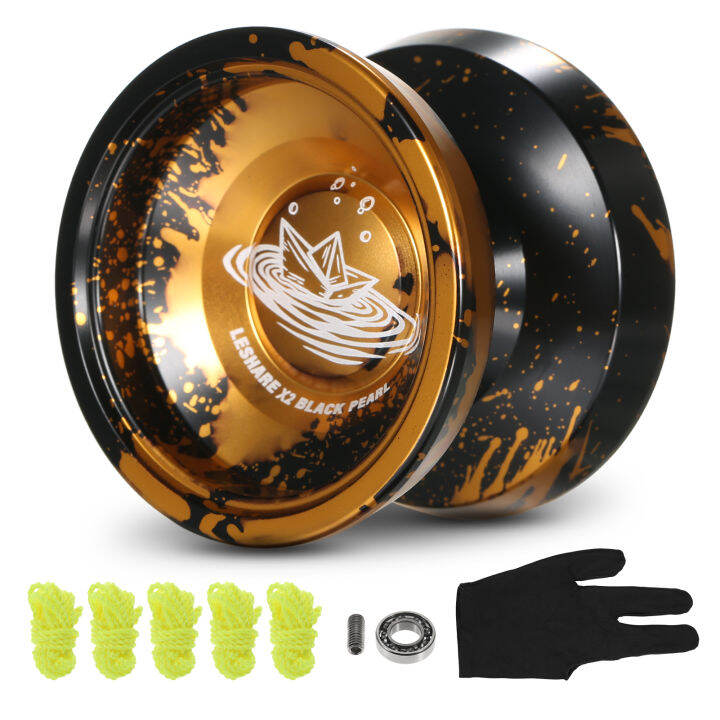 Aluminum Yoyo Ball Competitive Yo Yo Gift with Bearing Strings and