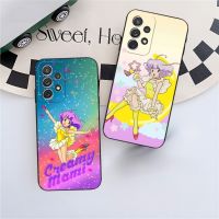 （shine electron）มามิครีมเมจิกเคสโทรศัพท์ Samsung,มามิ A53 A73 A52 A32 A21 A13 A50 A22 A20 A40 A23 A31 A71เปล่งประกาย