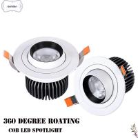 GOHILLER สปอตไลท์ COD ไฟLED กระพริบไฟดาวน์ไลท์เพดาน85 ~ 265V 360องศา Roating 10W/20W