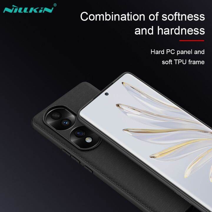 nillkin-เคสโทรศัพท์มือถือ-tpu-และ-pc-บาง-กันกระแทก-สีดํา-สําหรับ-honor-70-5g