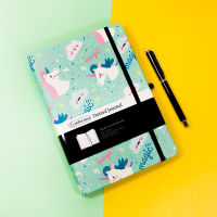 A5 160gsm Bullet Dotted Journal Travel Magic Unicorn Hardcover Notebook Planner Diary
