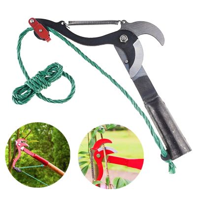 High-Altitude Extension Lopper Pruning Shears Carbon Steel Pulley Design Fruit Tree Pruning Saw Cutter Garden Tree Trimming Tool