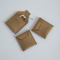 100-Pack Jewelry FLAP envelope bags Microfiber BULK Small Gift bags 5.5x5.5cm Earrings necklace Ring packaging organizers