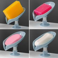 Soap Holder Dish Leaf Soap Box Draining Soap Box Toiletries Bathroom Gadgets Storage Plate 2023 New Special Kitchen Supplies