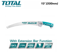 TOTAL เลื่อยตัดกิ่งไม้ ขนาด 13 นิ้ว (330 มม.) ด้ามต่อได้ รุ่นงานหนัก รุ่น THT5113306