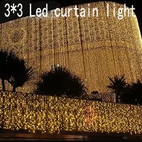 300 leds christmas Window decoration 3m Droop 3m curtain string led lights 220V New year Garden home Xmas Party Wedding holiday