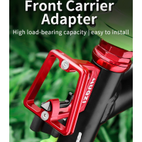 for Front Carrier Bag Carrier Block 3 Hole Front Carrier Adapter Bracket Folding Bike Accessories