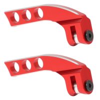 2X Metal 4-Hole Transmitter Neck Strap Balancer Adjuster for Futaba Radiolink Frsky X9D RC Remote Control,Red Horizontal