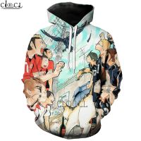 HX ญี่ปุ่น Anime Haikyuu Hoodie ผู้ชายผู้หญิงเสื้อกันหนาว Hoodie พิมพ์ 3D แฟชั่นฮาราจูกุกีฬาลำลองส่งตรง