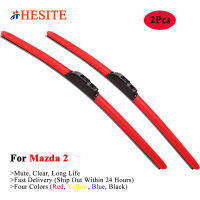 HESITE Colorful Hybrid Windshield Wipers For Mazda 2 Demio Sport GT DE Sedan Accessories 2003 2007 2008 2011 2012 2016 2019 2020