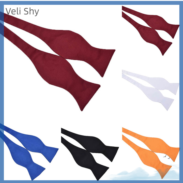 veli-shy-โบว์หูกระต่ายปรับได้หลากสี-โบว์สีดำล้วนผ้าไหมหลากสีสำหรับผูกโบว์ในตัวหูกระต่าย