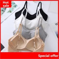 Cup integrated with breast pad, sling, triple button vest, womens without steel ring sports adjustment underwear for women