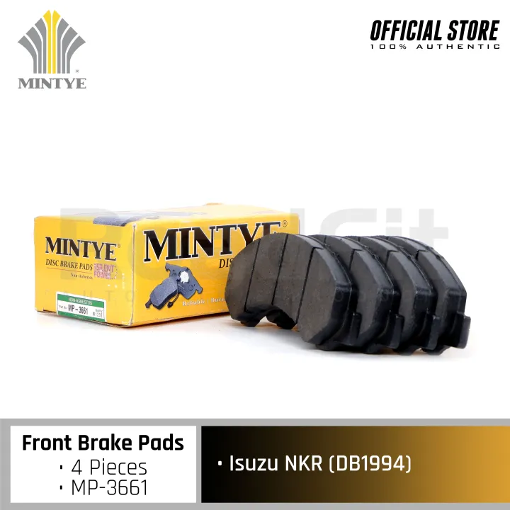 Mintye Front Brake Pads MP-3661 For Isuzu NKR (DB1994) (Clearance