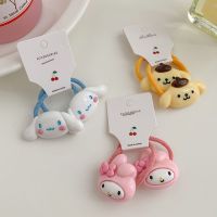 【Creative Dream Works】 Sanrio Cinnamoroll My Melody แฟชั่นน่ารักอินเทรนด์ผมเชือกยางรัด Scrunchie Headband ผมวงยืดหยุ่น Plush ผมวงกลม