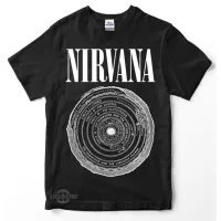 เสื้อยืด Nirvana 5th VESTIBULE CIRCLE Premium Tshirt Nirvana Nevermind In Utero กลิ่นเช่น Teen Spirit Sliver Unpluged Kurt Cobain Grunge Top Tee เสื้อยืดคุณภาพสูง