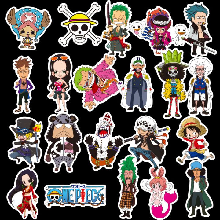 สติ๊กเกอร์วันพีช-วันพีช-ลูฟี่-one-piece-sticker-สติ๊กเกอร์-7-cm-48-ชิ้น-สติ๊กเกอร์ตกแต่ง-diy-ของสะสม-ของเล่น-ของเล่นถูกๆ-ของเล่นเด็ก