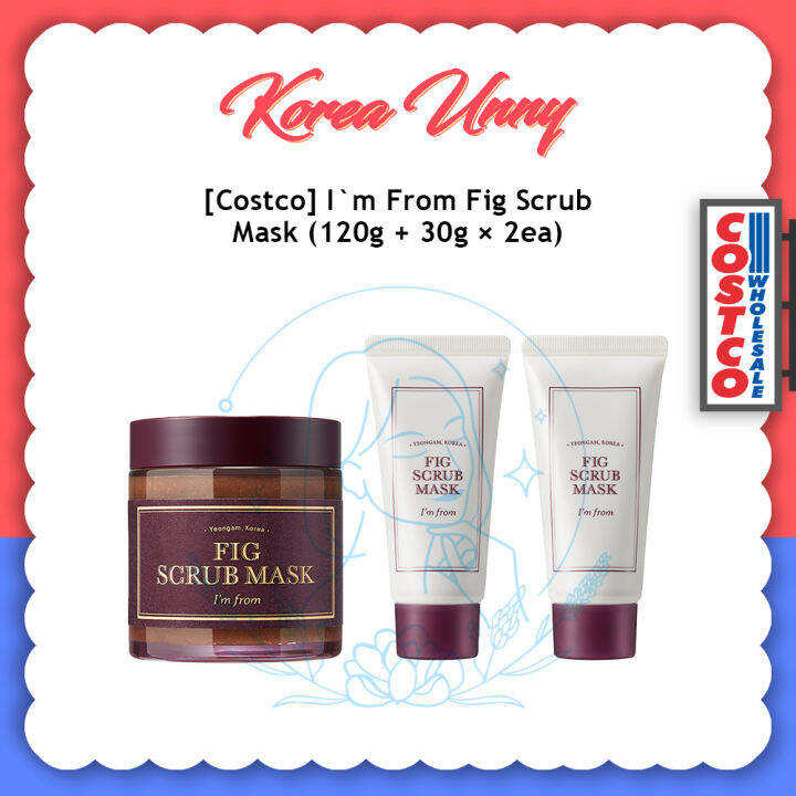 [Costco] I'm From Fig Scrub Mask 120g + 30g X 2ea Lazada