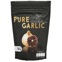 สินค้าใหม่? กระเทียมดำ PURE GARLIC - Black Garlic  กระเทียมดำ ตรา เพียวกาลิค (50g) Supurra? (x2)