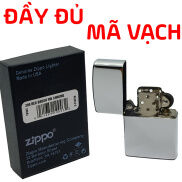 Bật Lửa Zippo Mỹ Bạc Chrome High Polished C-15 chính hãng