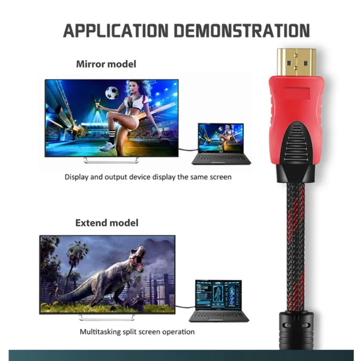 5 meter HDMI Cable Adapter Laptop /PSP/TV Lazada PH