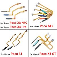 ใหม่สำหรับ Xiaomi Poco F3 X3 NFC Propoco X3 GT ปุ่ม Home ลายนิ้วมือ Touch ID Sensor Flex Cable Ribbon