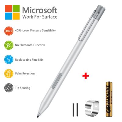 Stylus Pen For Microsoft Surface Pro 7/6/5/4/3/ Go Surface Go Book 3 Laptop Studio Smart Pen Touch With Extra Nibs for HP Envy X360 ASUS（4 Generation）