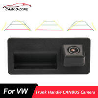 Trunk Handle กล้องมองหลังอัจฉริยะ CANBUS Dynamic Trajectory ย้อนกลับกล้องสำหรับ VW MIB วิทยุ RCD360 RCD330 187A 187B 280B