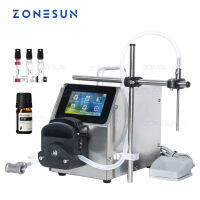 ZONESUN เครื่องบรรจุของเหลวในปั๊มรีดท่อแบบหัวเดียวระบบดิจิทัลขนาดเล็ก Ccale ZS-YTPP6001