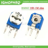 【CW】 50pcs RM063 RM-063 200 500 1K 5K 10K 20K 50K 100K 200K 500K 1M ohm Trimpot Trimmer Potentiometer variable resistor