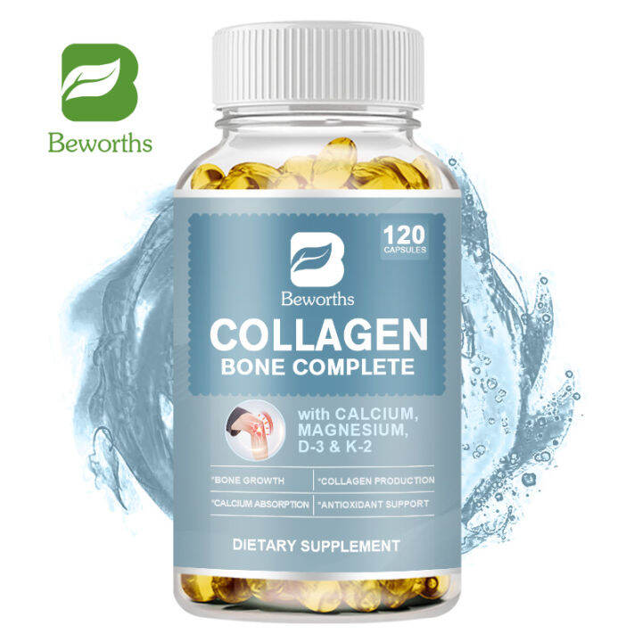 BEWORTHS Collagen Bone Complete Capsules Formula with Plant Calcium