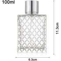 ▧◙ 100ml 3.4oz Clear Glass Spray Bottle Refillable Perfume Bottle Essential Oil Container Fine Mist Sprayer Cosmetic Sample Bottle