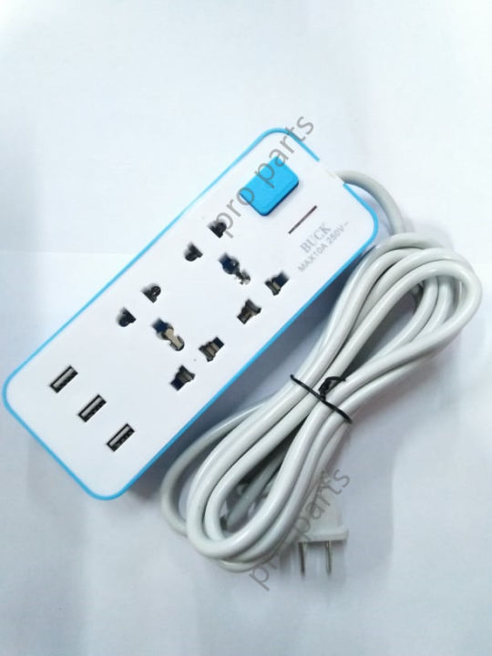 Pro. 【All In 1 】Power Trailing Socket USB Port Universal Charger Plug ...