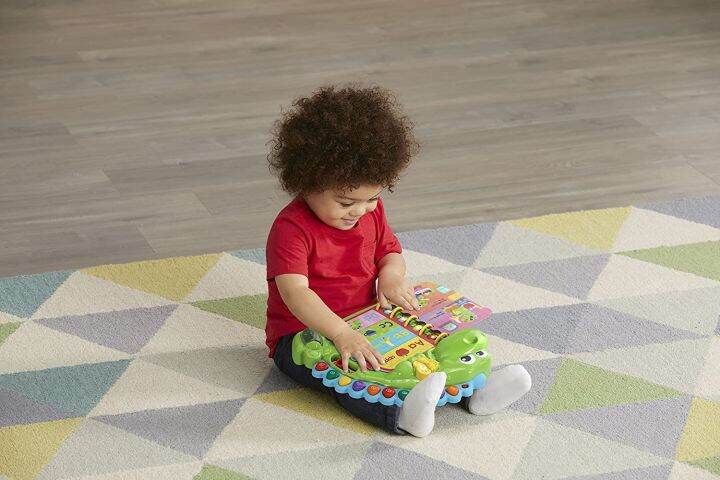 นำเข้า-หนังสือตัวอักษร-delightful-day-ของ-leapfrog-dino-สีเขียว-ราคา-1-350-บาท