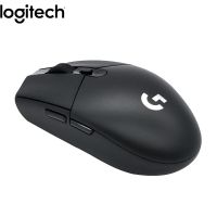 G304 Logitech ไร้สายความเร็วแสงเมาส์สำหรับเล่นเกมส์6ปุ่มตั้งโปรแกรมได้12000DPI แบบปรับได้เมาส์ออปติคัลสำหรับ LOL PUBG Fortnite