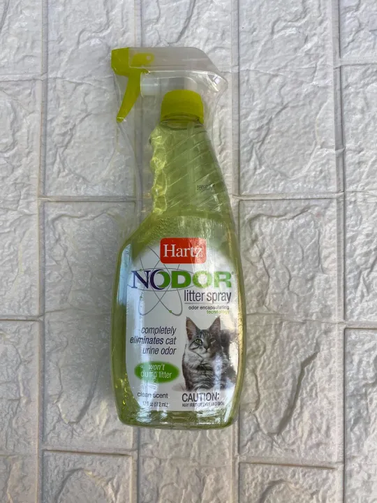 Hartz Nodor Litter Spray 502 ML สเปรย์กำจัดกลิ่นบนถาดทรายแมว Lazada.co.th