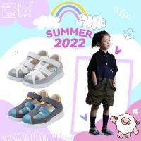 summer2022 รองเท้าเด็ก 2-6 ปี (OGB225133)  ลำลองสีเทา สีขาว รองเท้าเด็กหัดเดิน รองเท้าเด็กเพื่อสุขภาพ กันลื่น ไม่อับชื้น