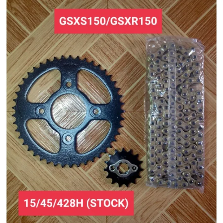 SUZUKI GSXS 150 / GSXR 150 SPROCKET SET Lazada PH