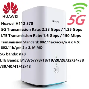  Huawei 5G CPE Pro H112 H112-372 Sim Card Router Up to
