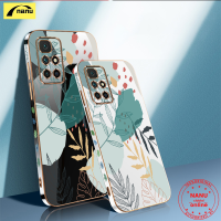 Rzants เคสสำหรับ Xiaomi Redmi 7 8 9 10 9i 10C 9RT 10A 9C 9T 8A 8A Pro 9A 9 Prime 9 Power Poco C31 M2นุ่มสีเขียวลายใบไม้แบบบางฝาครอบคู่