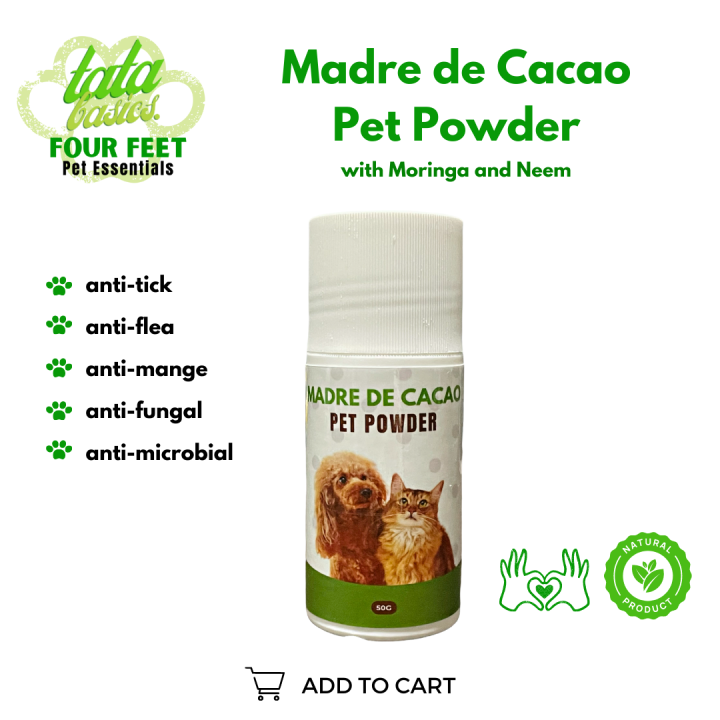 Madre de Cacao Pet Powder with Moringa and Neem 50grams Four Feet Pet