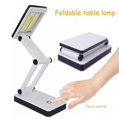 ☋♀❅ Foldable Table Lamp LED Desk Lamp Dimmable Reading Light Eyes Protection Bedside Light Touch / Switch Control Night Light