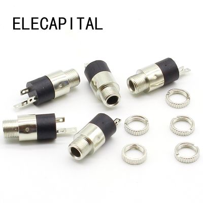 【LZ】❀۞❄  Soquete fêmea estéreo com parafuso conector de auscultadores de áudio PJ-392 35mm 10pcs por lote