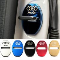 ตัวล็อกประตูผ้าคลุมรถสแตนเลสแฟชั่น,4ชิ้น/ชุดปกสำหรับ Audi ป้องกัน A4 A3 A5 A6 B6 C6 A7 A8 Q3 Q4 Q5 B8 8P B7