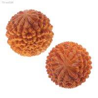 2 Pcs Relaxation Balls Hands Decorating Tools Wood Handballs Yoga Garnish Muscle Stretch Rolling