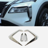 STA สำหรับ Nissan X Trail T33 Rogue 2021 2022รถโครเมียมเอบีเอสไฟหน้าไฟหน้ากันชน S22เสาตกแต่งภายนอกรถคิ้ว