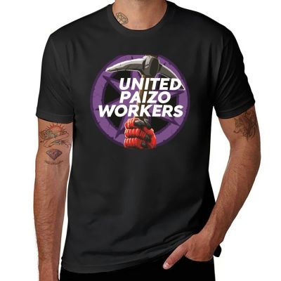 United Paizo Workers Logo T-Shirt Short Sleeve Tee Anime T-Shirt Custom T Shirt Cute Clothes Men Clothes