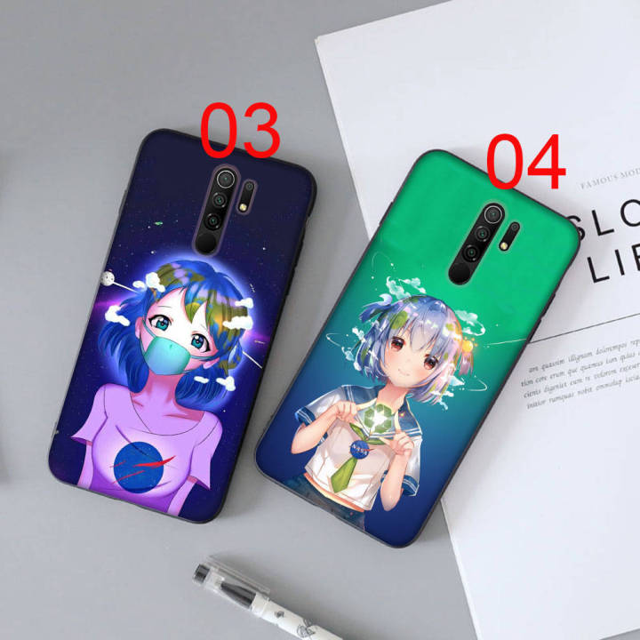 earth-chan-อ่อนนุ่ม-ซิลิโคน-เคสโทรศัพท์-หรับ-oppo-find-x3-a33-a93-a57-a77-a96-a95-a73-f9-a32-a94-a74-a91-a17-pro-lite-neo-black-ปก