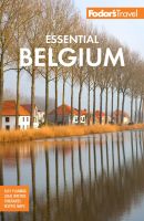 หนังสืออังกฤษใหม่ Fodors Belgium (Full-color Travel Guide) [Paperback]