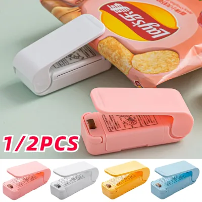 Mini Heat Bag Sealing Machine Package Sealer Bags Thermal Plastic Food Bag Closure Portable Sealer Packing Kitchen Accessories